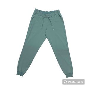 Lululemon Womens Jogger Pants Size 8 Green High Rise Stretch Athletic